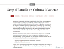 Tablet Screenshot of culturaisocietat.wordpress.com