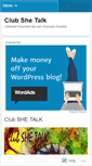 Mobile Screenshot of clubshetalk.wordpress.com