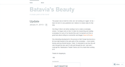 Desktop Screenshot of bataviasbeauty.wordpress.com