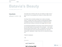 Tablet Screenshot of bataviasbeauty.wordpress.com