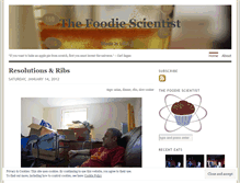 Tablet Screenshot of foodiescientist.wordpress.com