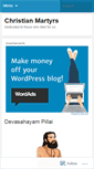 Mobile Screenshot of christianmartyrs.wordpress.com