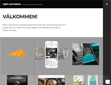 Tablet Screenshot of lightandoptics.wordpress.com