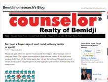 Tablet Screenshot of bemidjihomesearch.wordpress.com