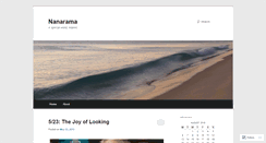 Desktop Screenshot of nanarama.wordpress.com