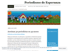 Tablet Screenshot of periodismodeesperanza.wordpress.com