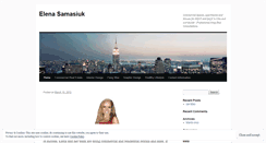 Desktop Screenshot of elenasamasiuk.wordpress.com