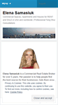 Mobile Screenshot of elenasamasiuk.wordpress.com
