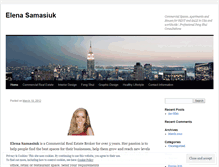Tablet Screenshot of elenasamasiuk.wordpress.com