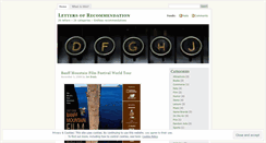 Desktop Screenshot of pickaletter.wordpress.com