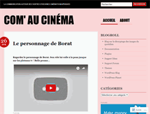 Tablet Screenshot of comcinema.wordpress.com