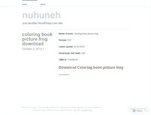 Tablet Screenshot of nuhuneh.wordpress.com