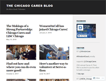 Tablet Screenshot of chicagocares.wordpress.com