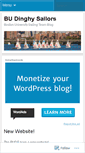 Mobile Screenshot of budinghysailors.wordpress.com