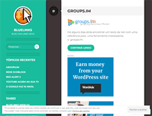 Tablet Screenshot of bluelinks.wordpress.com