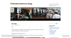 Desktop Screenshot of fredsobservatorerna.wordpress.com
