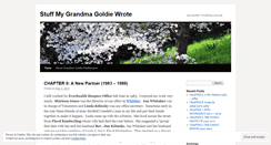 Desktop Screenshot of grandmawrote.wordpress.com