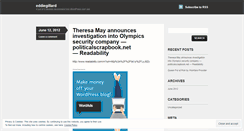 Desktop Screenshot of eddiegillard.wordpress.com