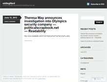 Tablet Screenshot of eddiegillard.wordpress.com