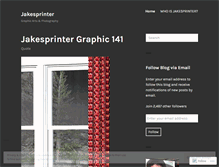 Tablet Screenshot of jakesprinters.wordpress.com