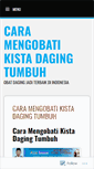 Mobile Screenshot of caramengobatikistadagingtumbuh.wordpress.com