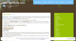 Desktop Screenshot of macozetleriizle.wordpress.com