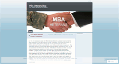 Desktop Screenshot of mbaveterans.wordpress.com