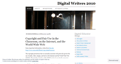 Desktop Screenshot of digitalwriters2010.wordpress.com