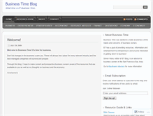Tablet Screenshot of businesstimeblog.wordpress.com