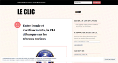 Desktop Screenshot of leclicblog.wordpress.com