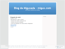 Tablet Screenshot of miguxada.wordpress.com