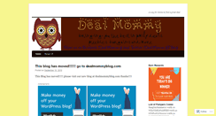 Desktop Screenshot of dealmommy.wordpress.com