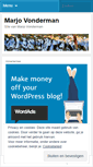 Mobile Screenshot of marjovonderman.wordpress.com