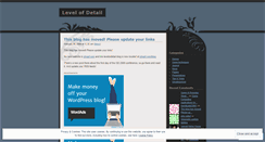 Desktop Screenshot of levelofdetail.wordpress.com
