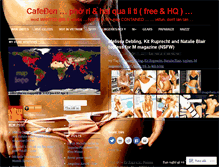 Tablet Screenshot of cafeden.wordpress.com