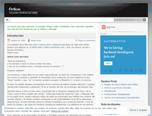 Tablet Screenshot of orficas.wordpress.com