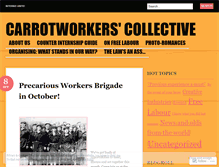 Tablet Screenshot of carrotworkers.wordpress.com