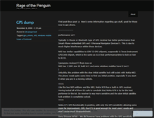 Tablet Screenshot of penguinrage.wordpress.com