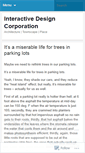 Mobile Screenshot of interactivedesigncorp.wordpress.com
