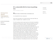 Tablet Screenshot of interactivedesigncorp.wordpress.com