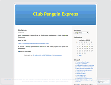 Tablet Screenshot of pinguino35.wordpress.com