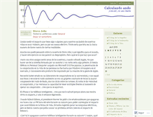 Tablet Screenshot of calculandoando.wordpress.com