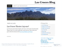 Tablet Screenshot of lascrucesblog.wordpress.com