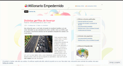 Desktop Screenshot of millonarioempedernido.wordpress.com