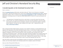 Tablet Screenshot of homelandsecurityeducation.wordpress.com