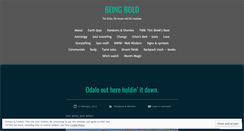 Desktop Screenshot of boldofbeing.wordpress.com