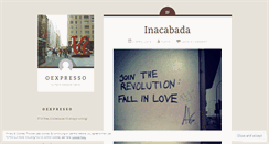 Desktop Screenshot of oexpresso.wordpress.com