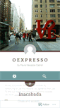 Mobile Screenshot of oexpresso.wordpress.com