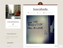 Tablet Screenshot of oexpresso.wordpress.com