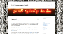 Desktop Screenshot of bopsjourneytohealth.wordpress.com